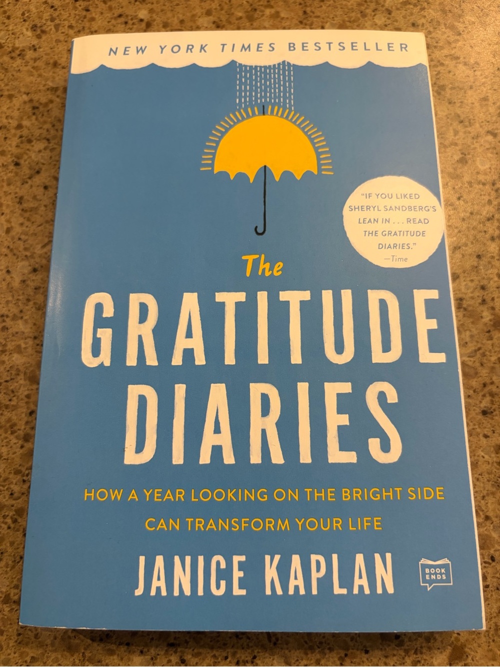 The Gratitude Diaries by - Blue Paperback